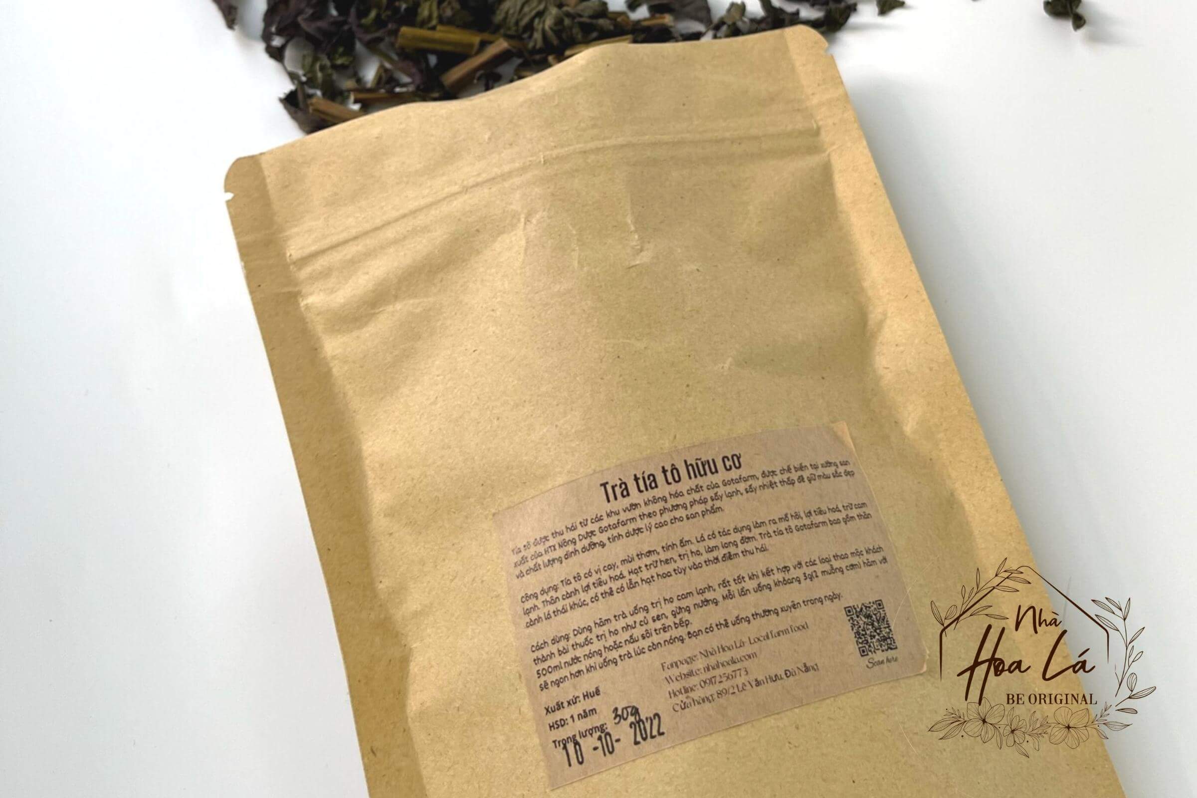 Trà tía tô Quy trình sản xuất đặc biệt